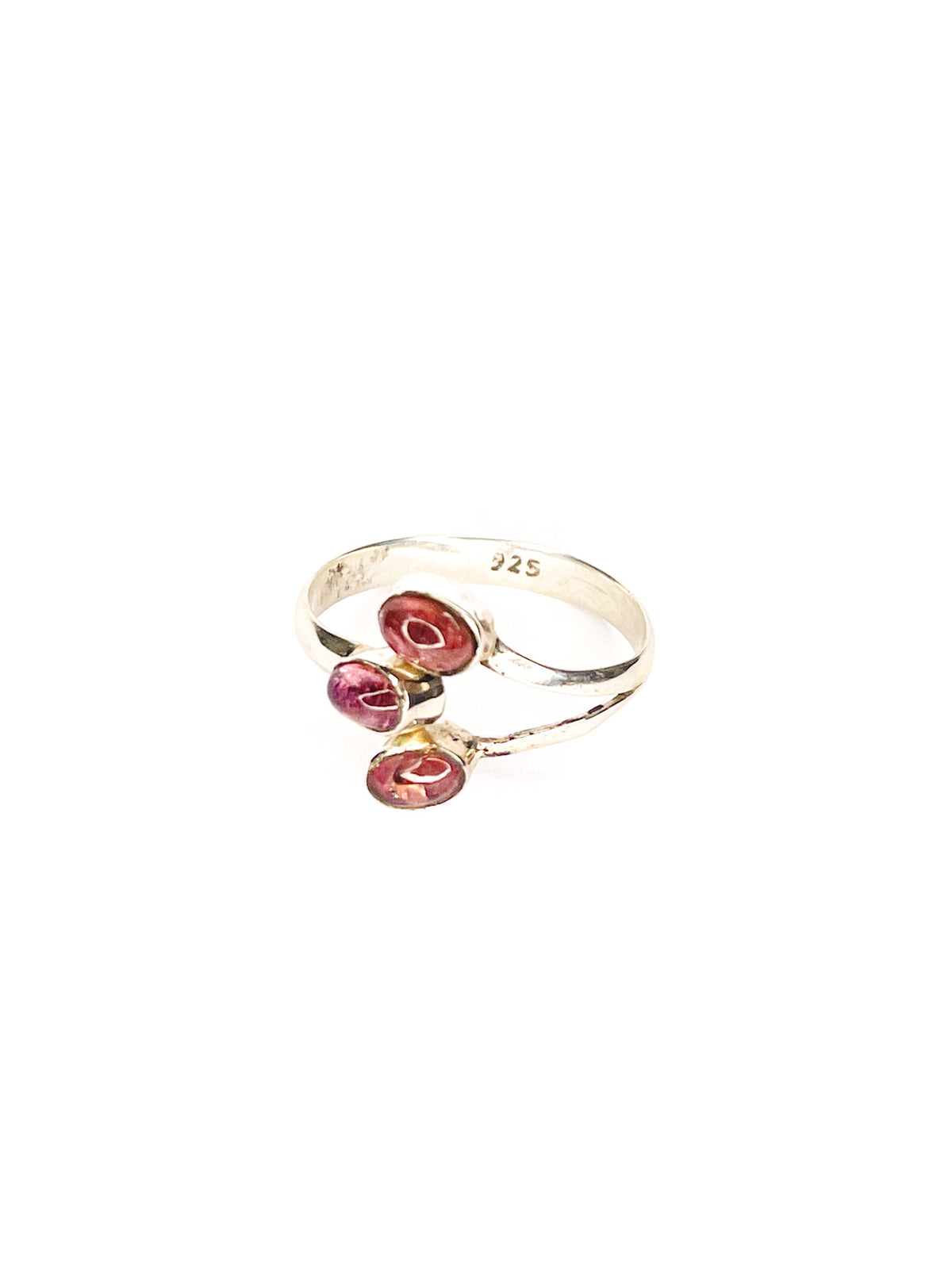 ❤Triple stone silver ring - various