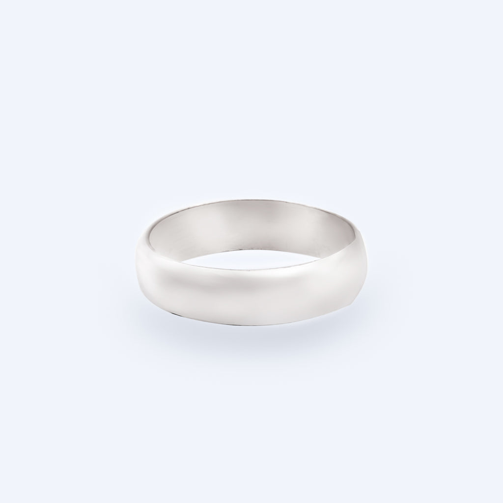 ❤Plain Silver ring 6mm