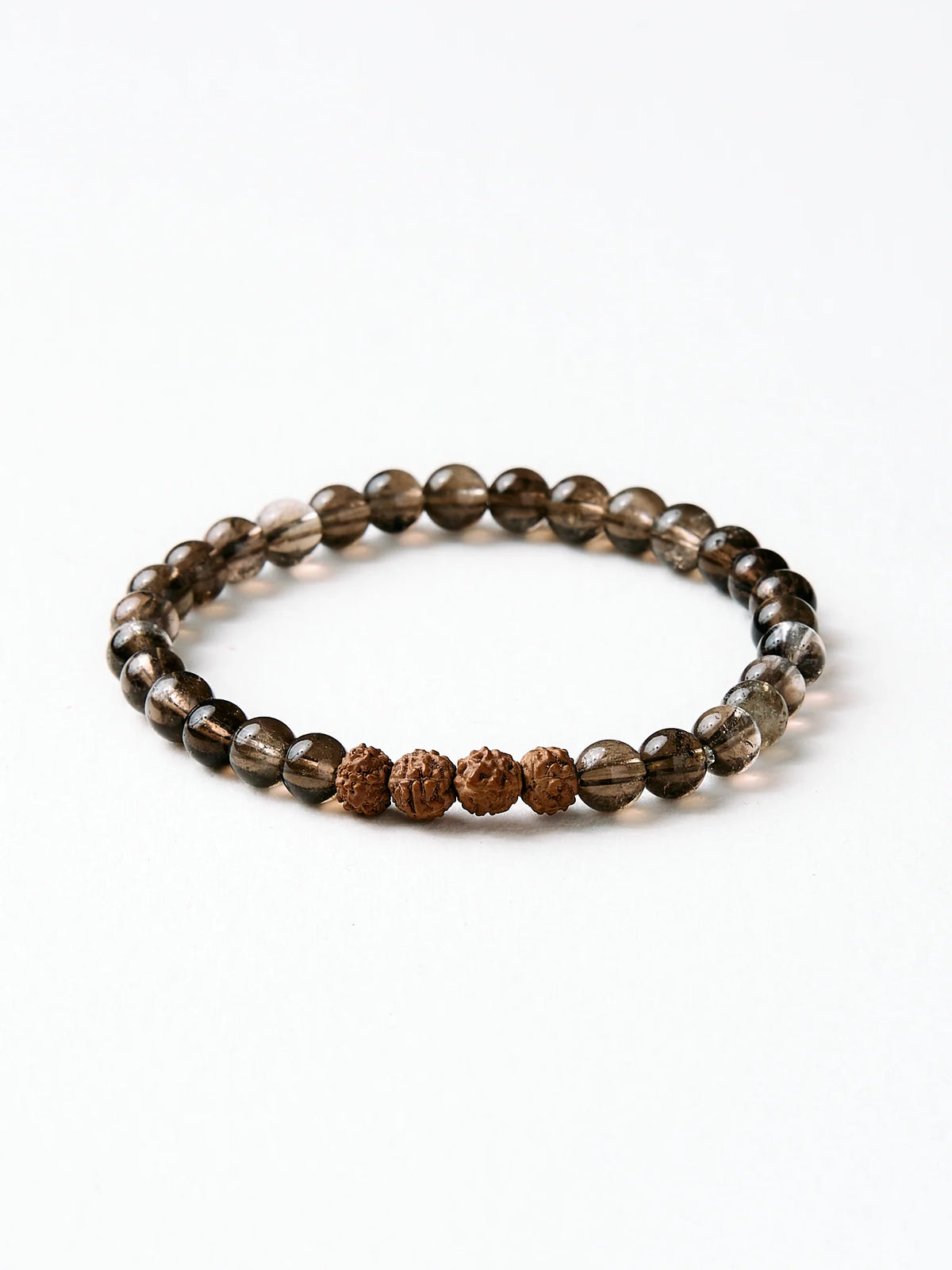 Smokey Quartz Mala Bracelet
