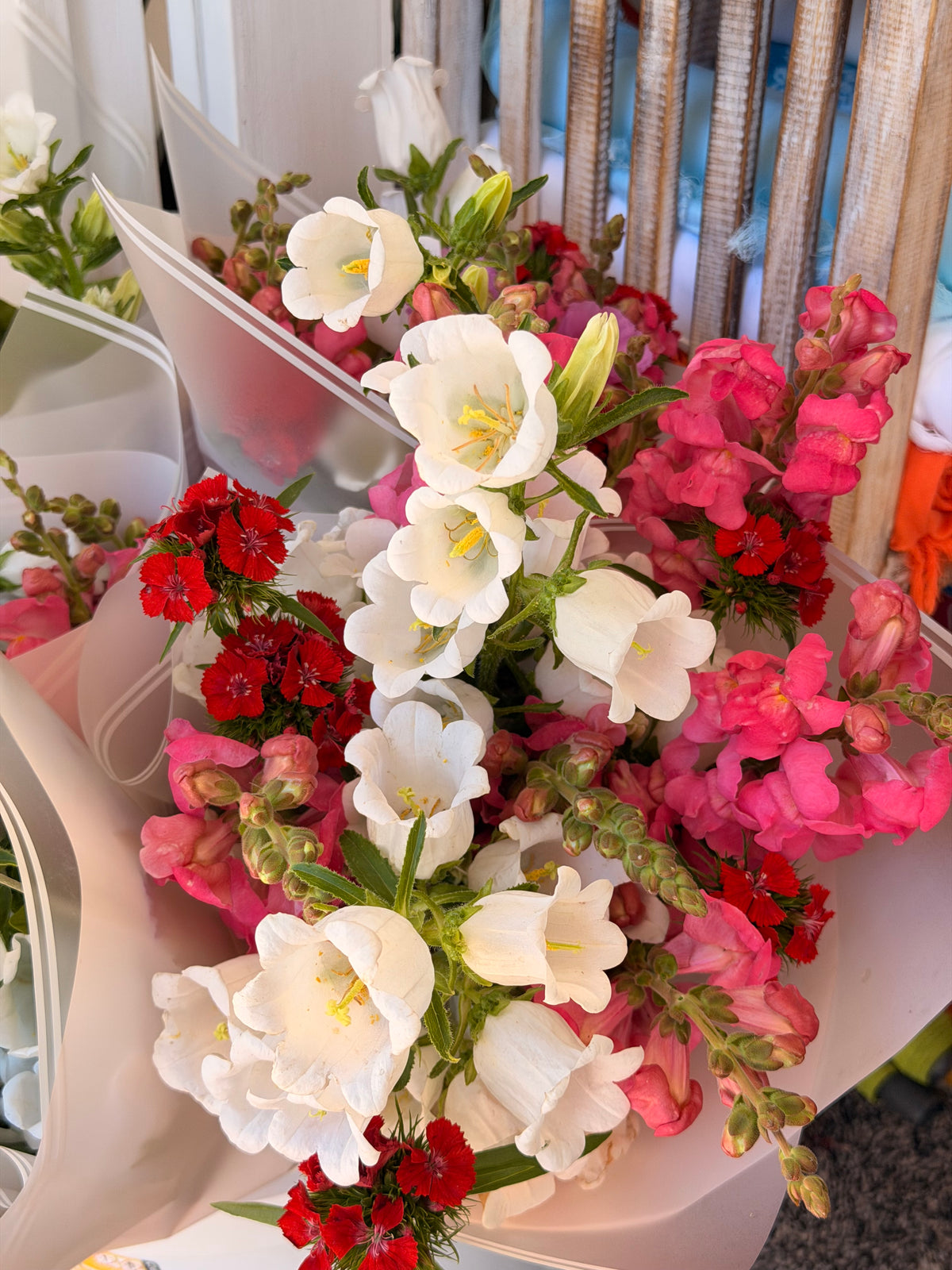 Fresh cut flowers bunch