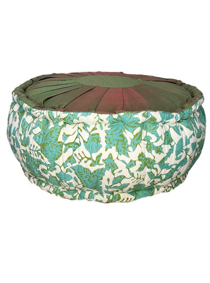 Round meditation cushion - various prints