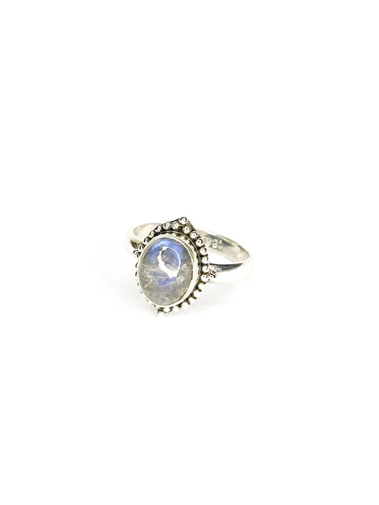 ❤Oval labradorite silver ring