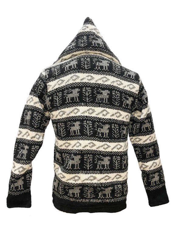 ❤Wool Zip Through Fleece Lined Hoodie