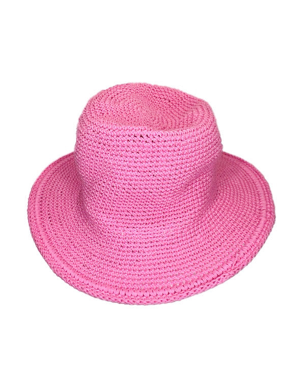 ❤ Kids cotton crochet hat - 27cm diameter - various