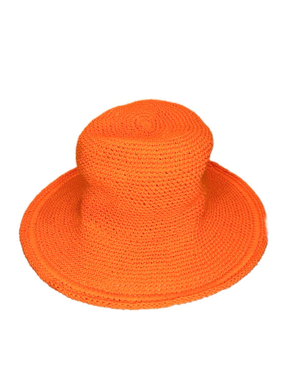 ❤ Kids cotton crochet hat - 27cm diameter - various