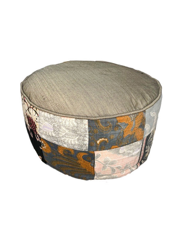 Round cushion for home, mediation & yoga - various prints