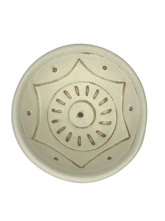 Baki 3 round incense holder- various colours