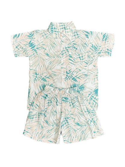 Kids Boys printed shirt & shorts set - various