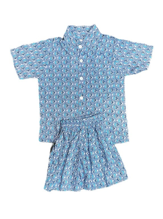 Kids Boys printed shirt & shorts set - various