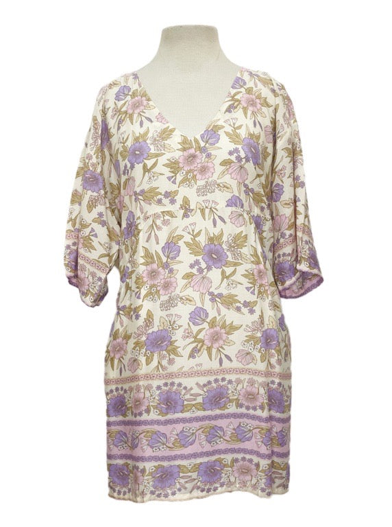 Tunic Pocket dress with elbow length sleeves - various
