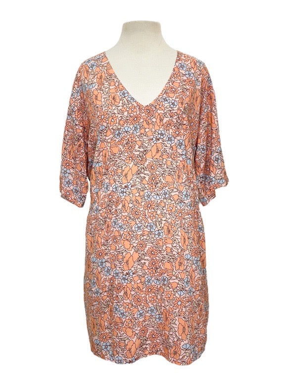 Tunic Pocket dress with elbow length sleeves - various