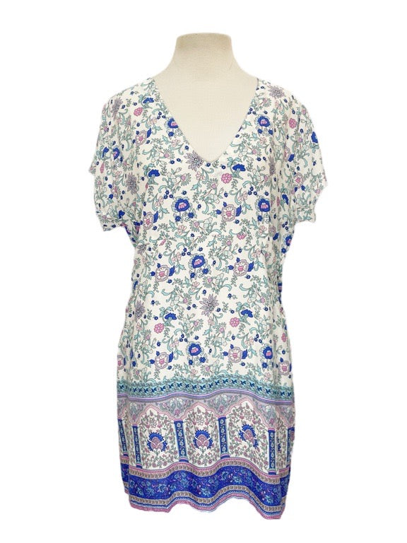 Tunic Pocket dress with short sleeves - various