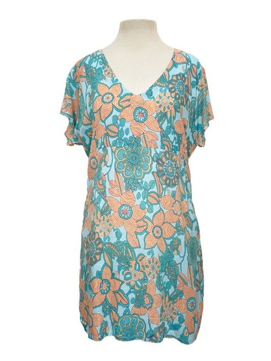 Tunic Pocket dress with short sleeves - various