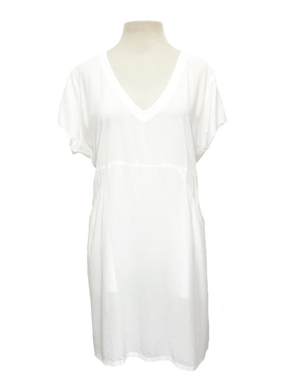 Tunic Pocket dress with short sleeves - various
