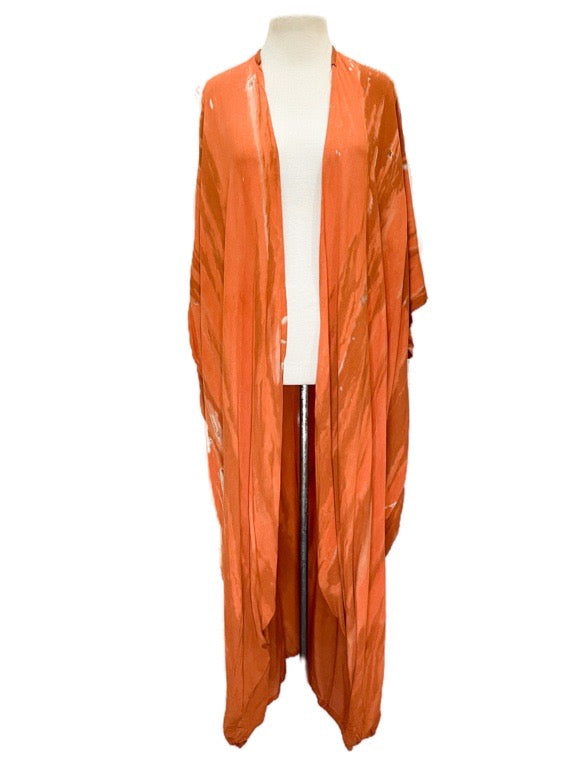 Kimono jacket long with belt - various