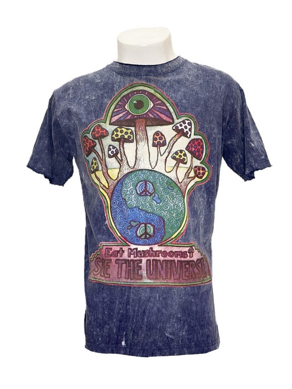 "See the universe, Yin Yang" cotton tee shirt - Medium 54cm 1/2 chest - various colours
