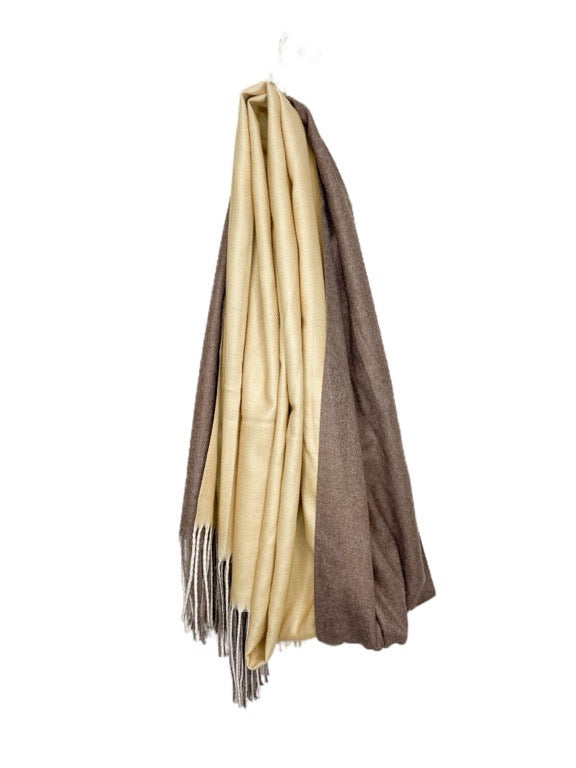 ❤Cashmere pashmina - 2 tone 66 x 180cm - various colours