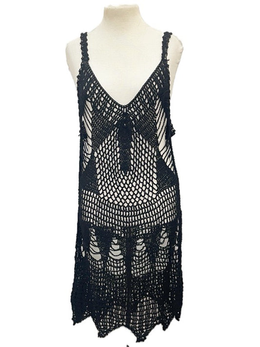 Crochet mini dress