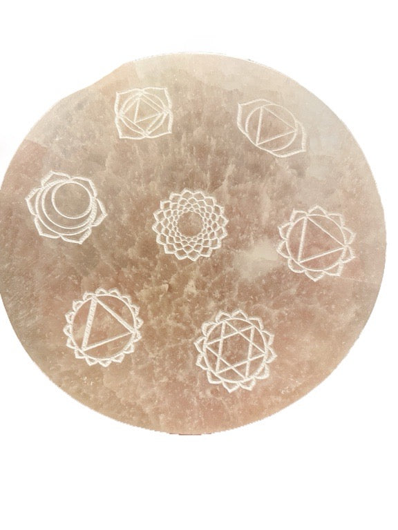 Selenite charging disks