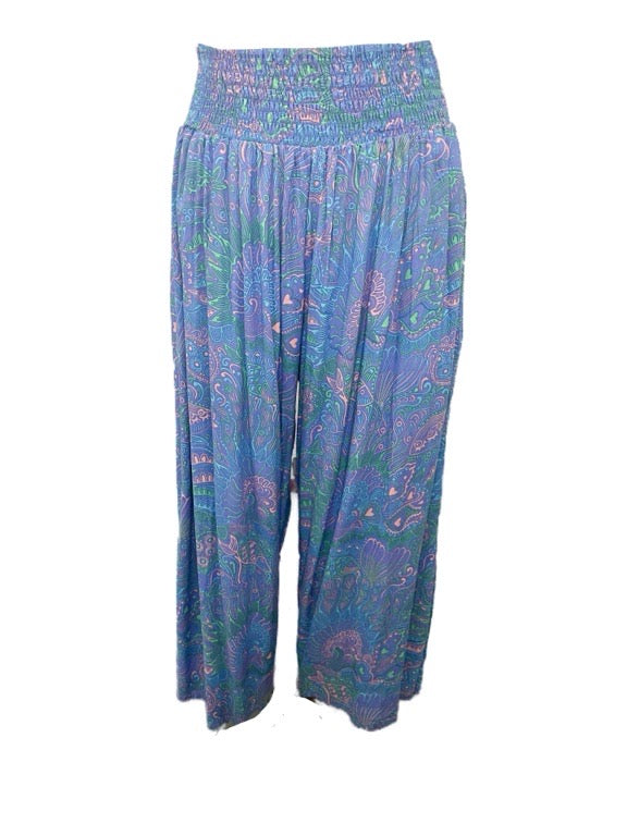 ❤Long pant with shirring elastic waist - various