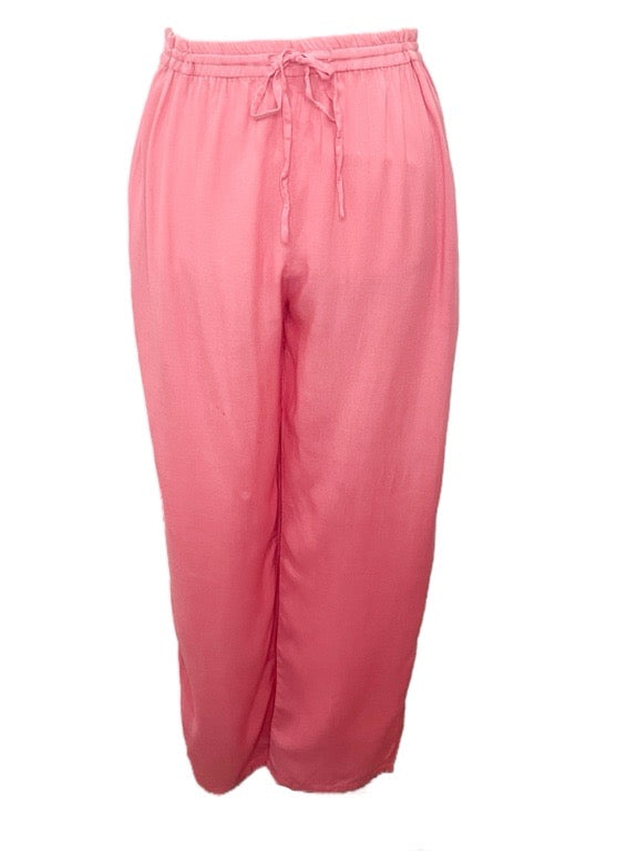 ❤Simple capri pants with drawstring