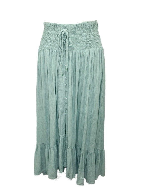 ❤Lorena long skirt with buttons - various