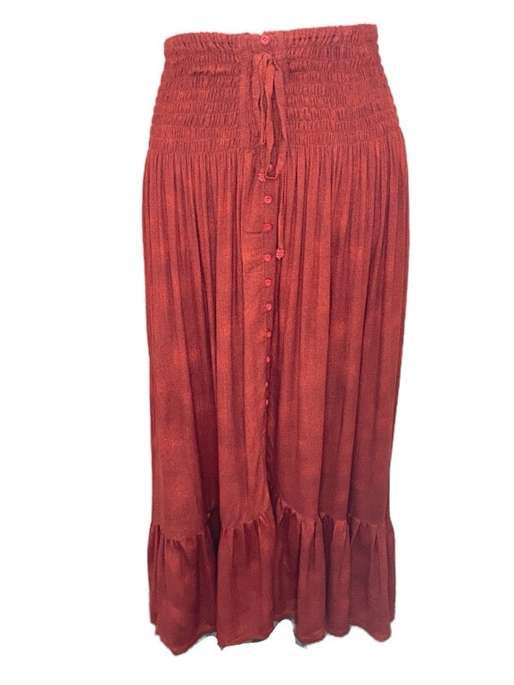 ❤Lorena long skirt with buttons - various
