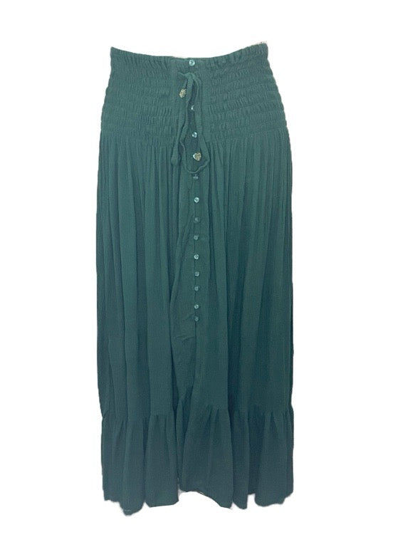 ❤Lorena long skirt with buttons - various