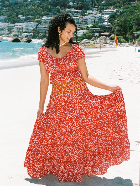 ❤Maxi tiered skirt or dress - various