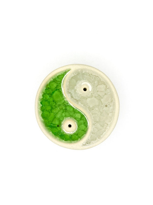 Ceramic incense holder - Yin Yang - various