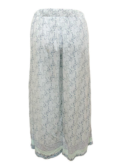 ❤ Summer pants - 3/4 wide leg with tie belt