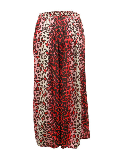 ❤3/4 leopard print wide leg - various colours