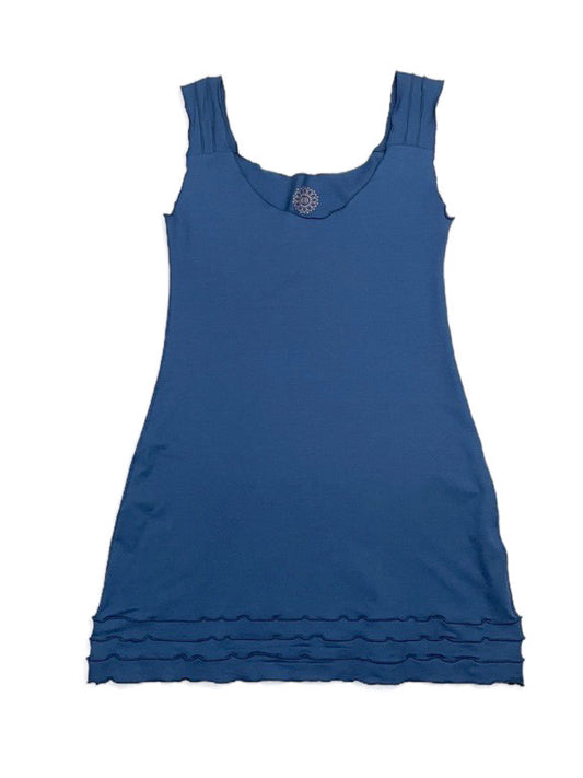 Yoga Dress - bamboo with pin-tucks at hem & straps
