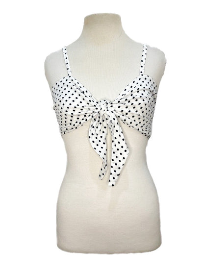 Front tie, adjustable bra top - various
