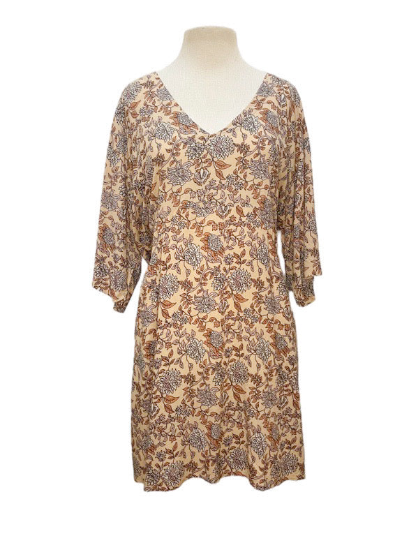Tunic Pocket dress with elbow length sleeves - various
