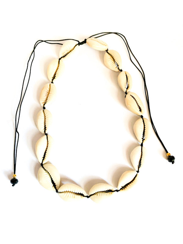 Cowry shell choker - various
