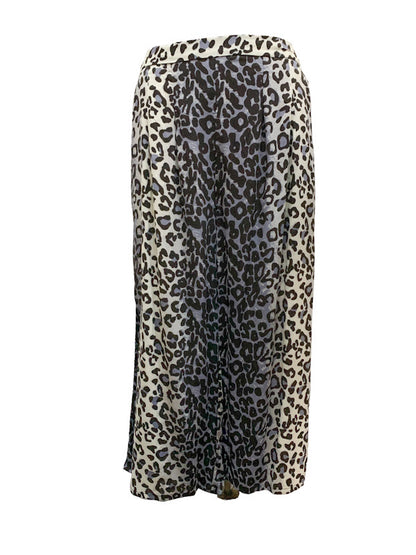 ❤3/4 leopard print wide leg - various colours