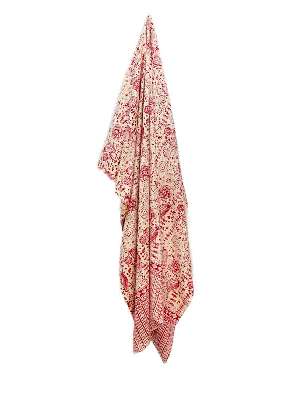 Large batik sarong/ table cloth/ throw 190 x 110cm - various