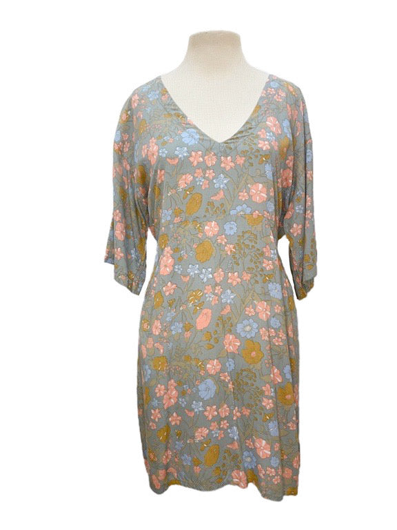 Tunic Pocket dress with elbow length sleeves - various