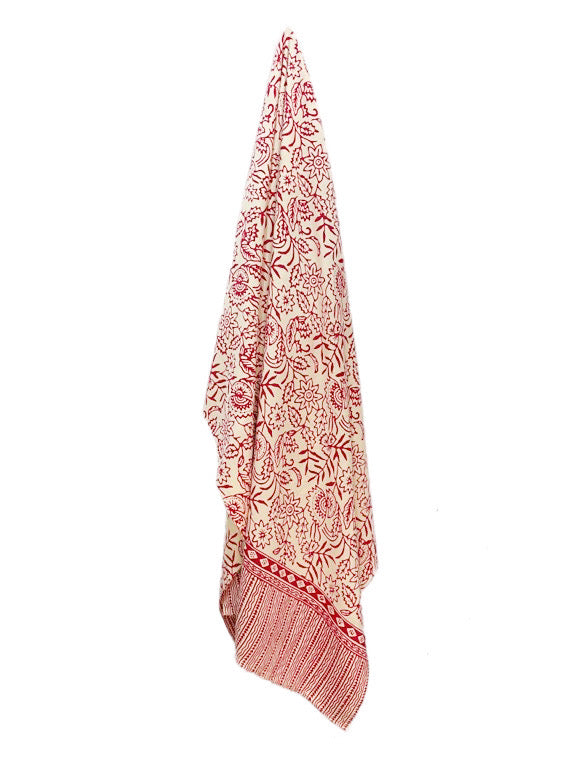 Large batik sarong/ table cloth/ throw 190 x 110cm - various