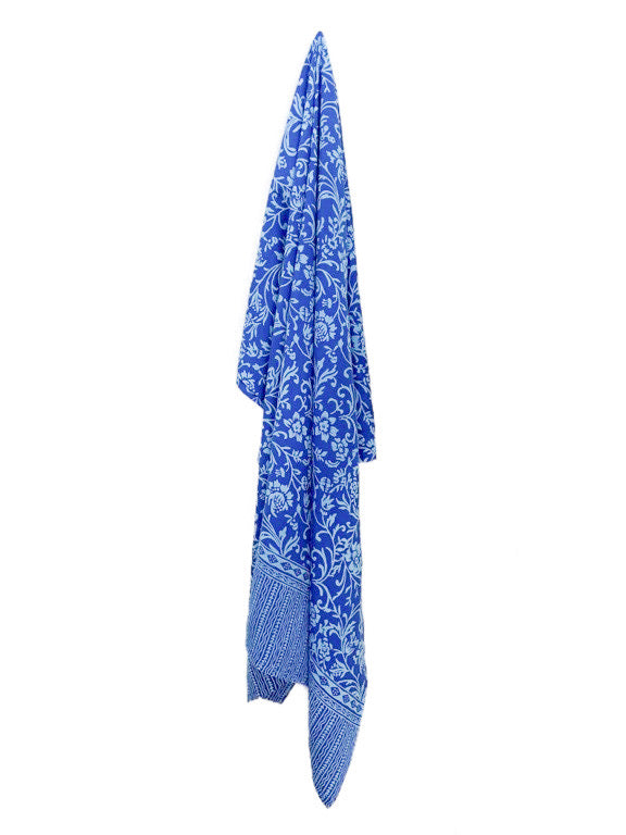 Large batik sarong/ table cloth/ throw 190 x 110cm - various