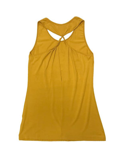 Tank top - twist strap and slit back