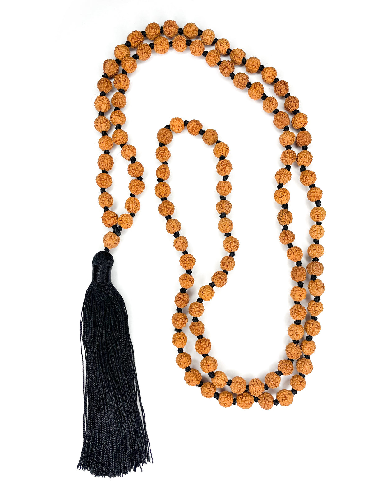 Rudraksha meditation necklace - 8mm - various