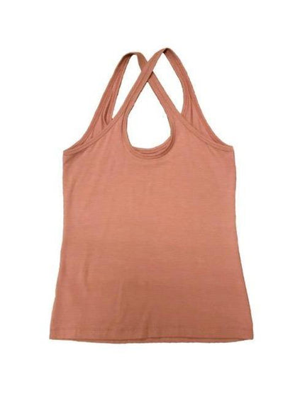 Tank top - cross over back straps