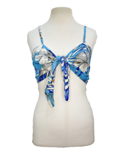 Front tie, adjustable bra top - various