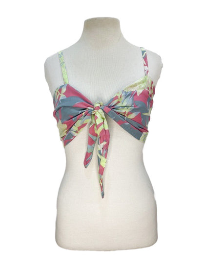 Front tie, adjustable bra top - various