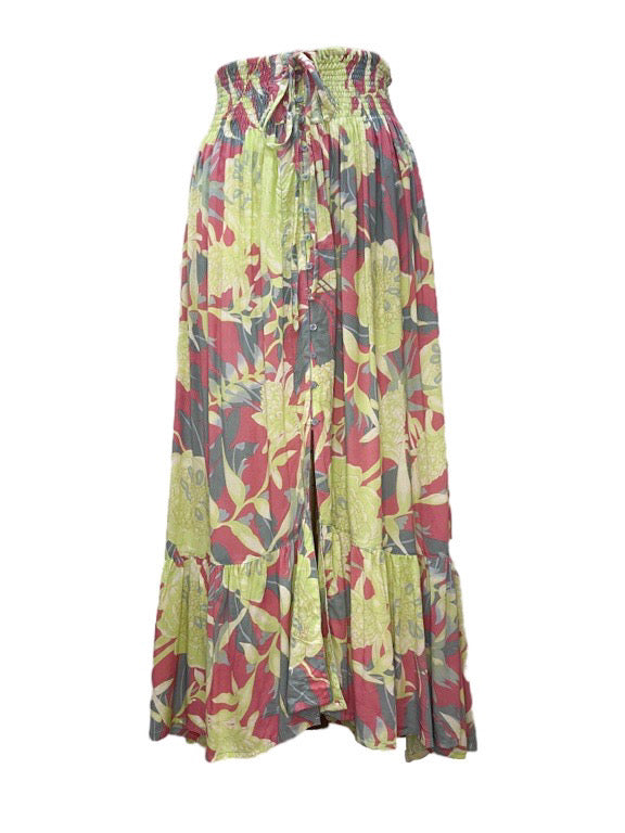 ❤Lorena long skirt with buttons - various