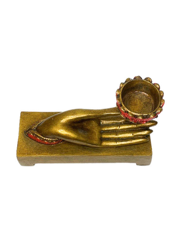 Hand candle holder