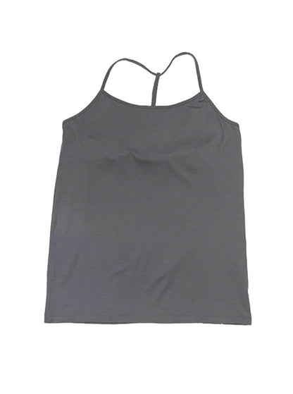 Bamboo spaghetti strap top with T back