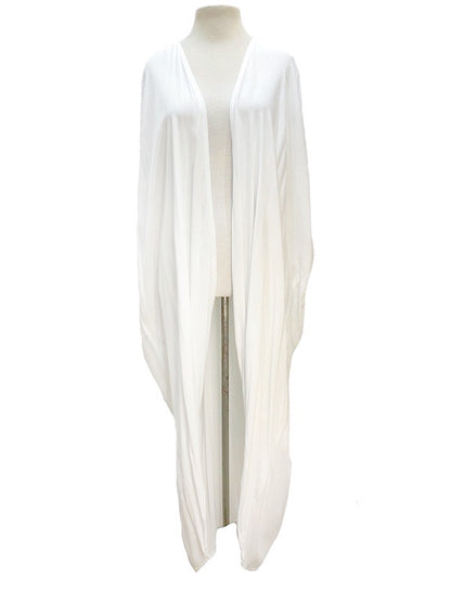 Kimono jacket long with belt - various